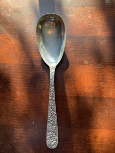 STERLING SILVER SPOON S. KIRK & SON CO MARKED 508 C. 82 GRAMS 0.18 POUNDS