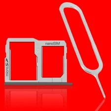 SIM and MicroSD Memory Card Tray Holder Slot Adapter f LG Fiesta 2 LTE L164VL US