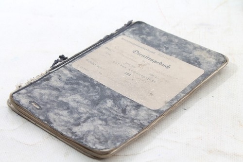 Old Map Case Leather + Service Diary WW1 Case Collector Vintage - Picture 13 of 24