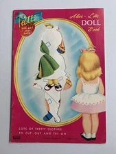 Vintage Original 1965 PATTI Alive Like Paper Doll Book, Mostly Uncut