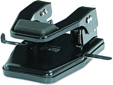 Martin Yale MP250 Master 2-Hole Paper Punch, Black, 9/32" Holes, Up to 40 Sheets