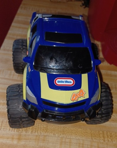 WORKING Little Tikes RC Wheelz First Racers Radio Control RC Car Blue Truck - Picture 2 of 9