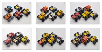 Funrise Micro Magnifiers Monster Trucks Machines Lots - Vintage 80s - You Pick