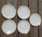 Five L S & S Limoges Gold Encrusted  7.25"Plates — photo 1