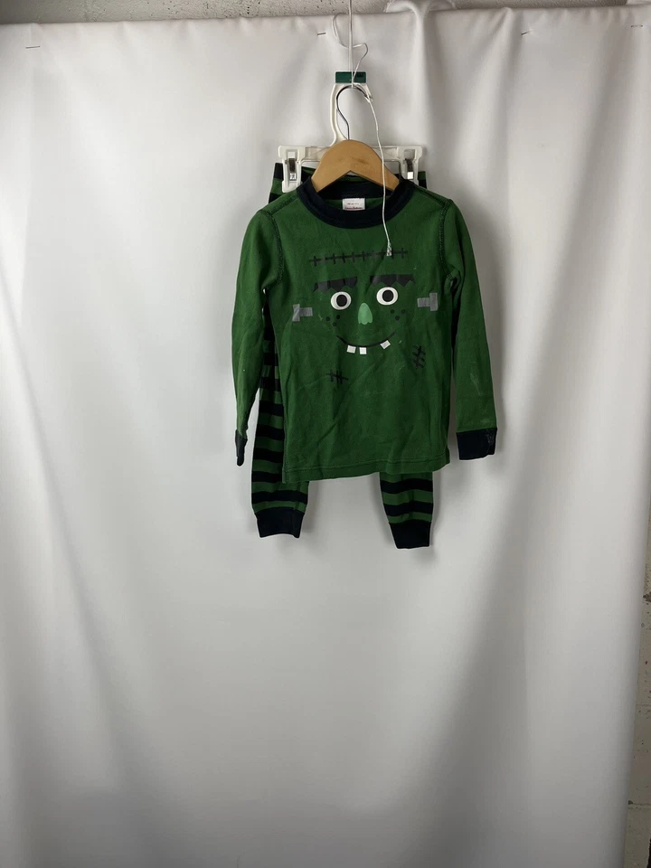HANNA ANDERSSON 2 Piece Frankenstein Pajama Set Size EU 100 Size 4 4T Pjs - Image 3 of 4