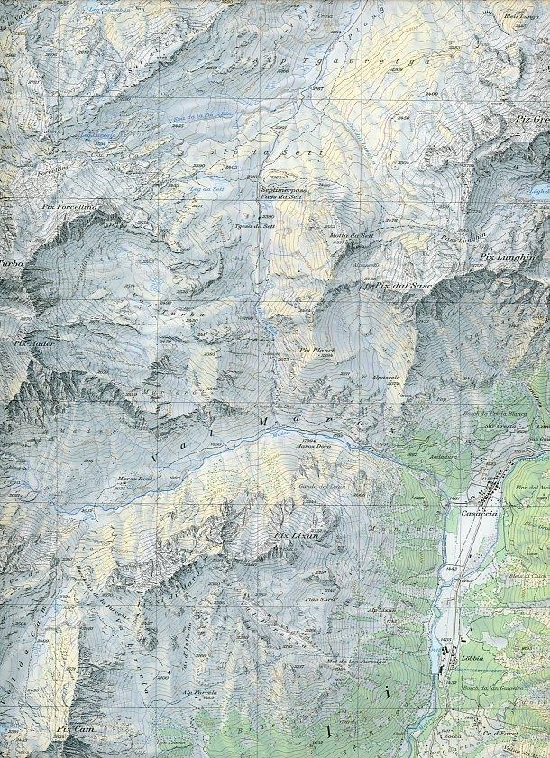 Thumbnail - Swisstopo 1 : 25 000 Val Bregaglia | Soglio - Pass Da