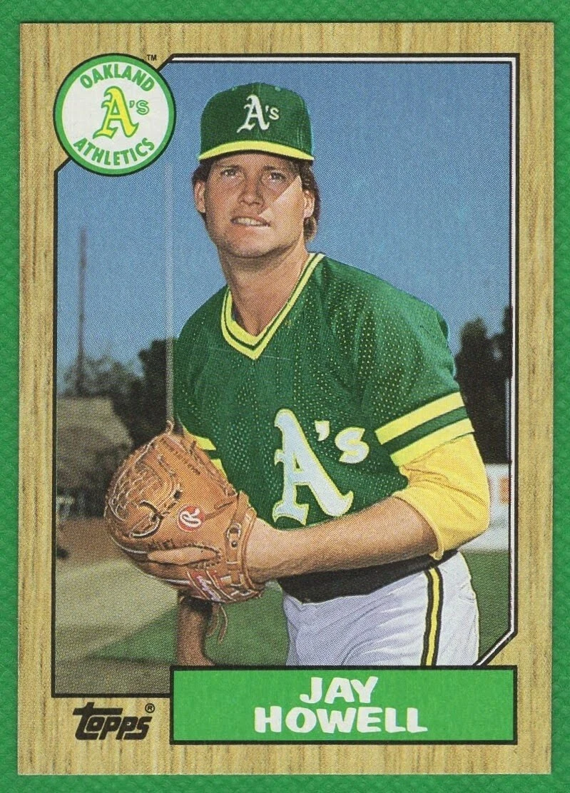 Jay Howell - 1987 Topps #391 - Oakland Athletics Baseball Card