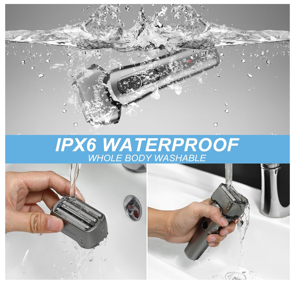 Men's Electric Foil Shaver Wet Dry Electric Razor | eBay