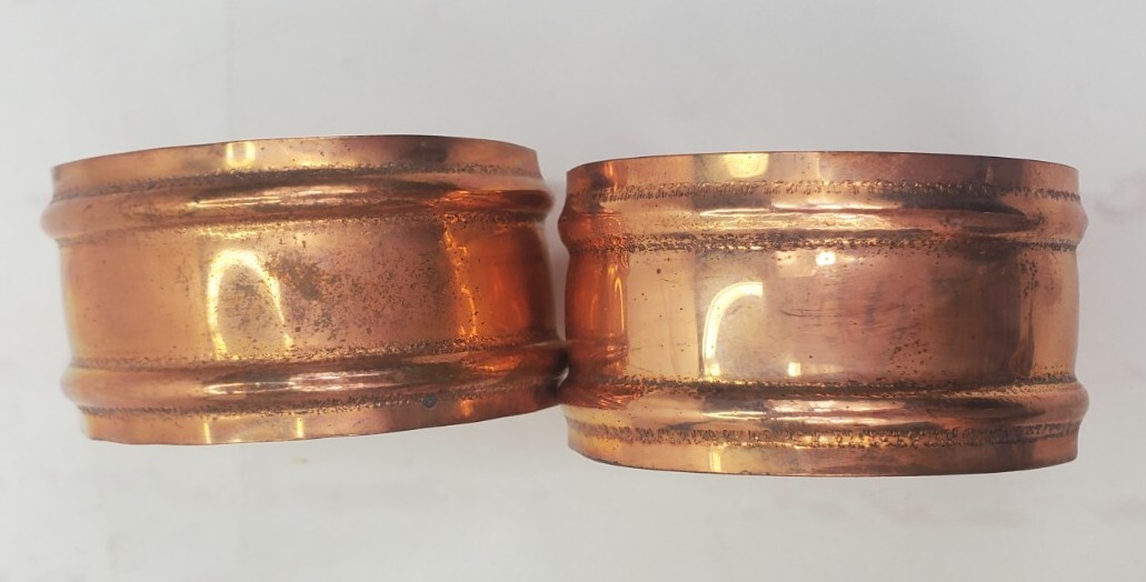 2 - Solid Copper Bangle Bracelet Adjustable Cuffs… - image 6