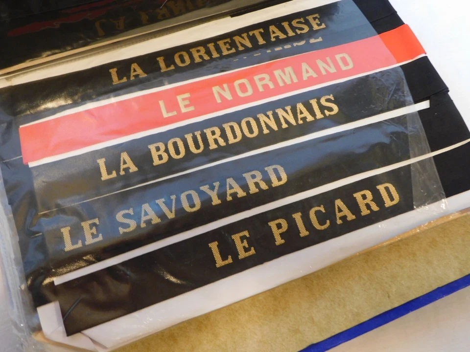 MARINE NATIONALE  : 1-UN ANCIEN  RUBAN LEGENDE MARINE / AU CHOIX ..... 2 - Photo 4/4