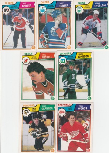 1983-84 OPC LOT 7 BARBER HUNTER ENGBLOM | eBay