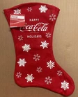 Coca-Cola Christmas Stocking Kurt S. Adler 2009 Holiday Coke Snowflakes