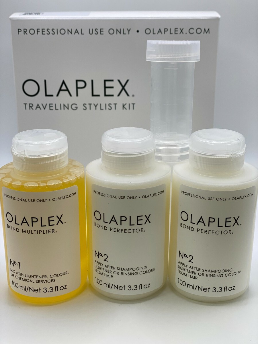 OLAPLEX TRAVELING STYLIST KIT - 3pc kit (#1 one bottle #2 two