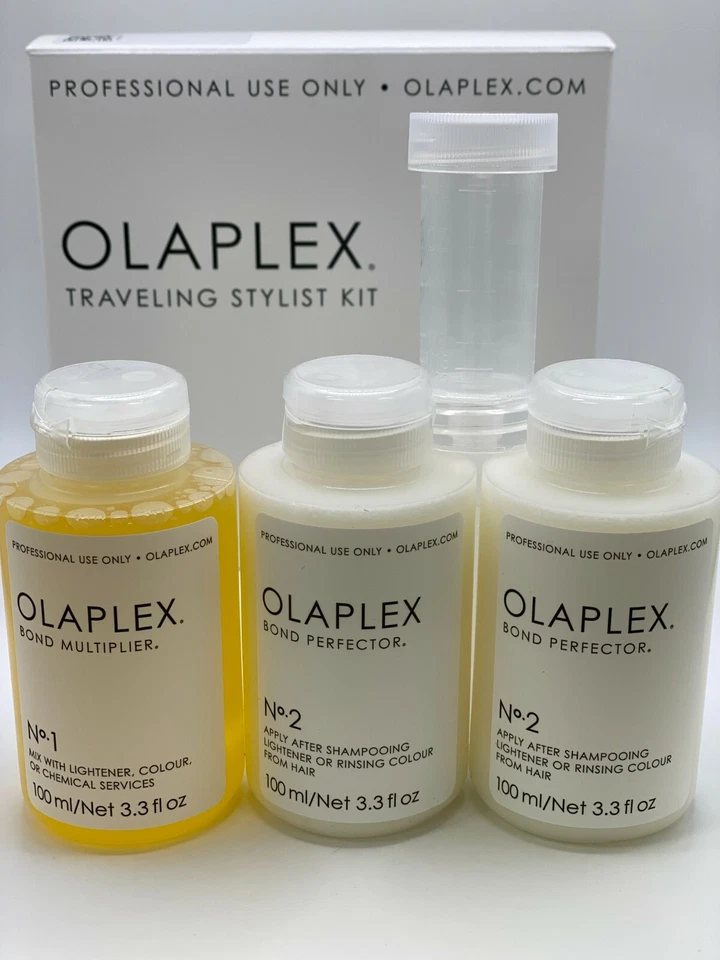 KIT DE ESTILISTA DE VIAJE OLAPLEX - Kit de 3 piezas (#1 una botella #2 dos botellas) Foto 3 de 3