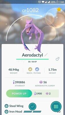 Shiny Aerodactyl! : r/pokemongo