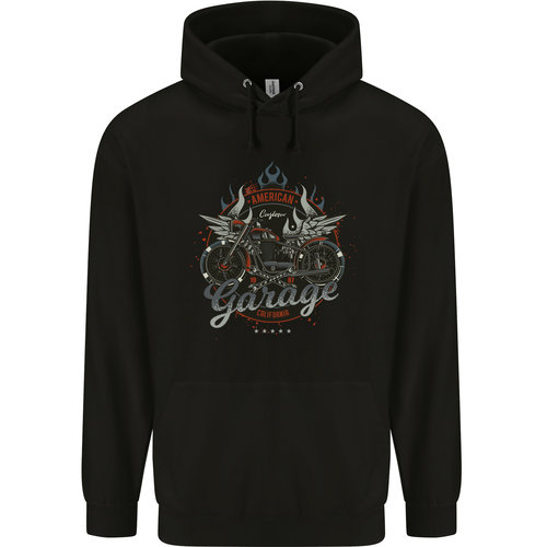 American Custom Garage Biker Motorcycle Childrens Kids Hoodie - Picture 14 of 84