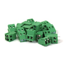 20 Stück Camdenboss CTB0102/2 Lötbare Schraubklemme 2-pol RM 5 mm 