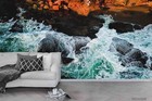 3D Splashes River Nature Landscape Wallpaper Wall Murals Removable Wallpaper