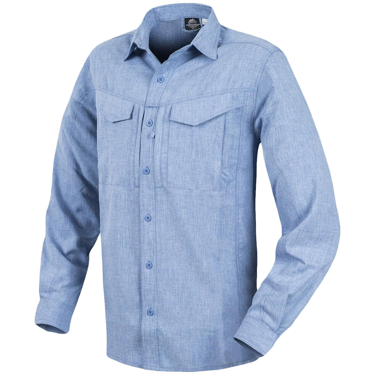 Helikon-Tex Defender Mk2 Gentleman Camisa Manga Larga Hombres Trabajo Azul Claro