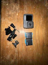 GoPro HERO9 Black  With 2 Batteries 3 64gb Micro Sd Cards And Extra Parts 