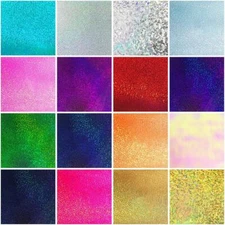 Siser Holographic Heat Transfer Material - 15 In x 150 Ft - 16 Colors Available
