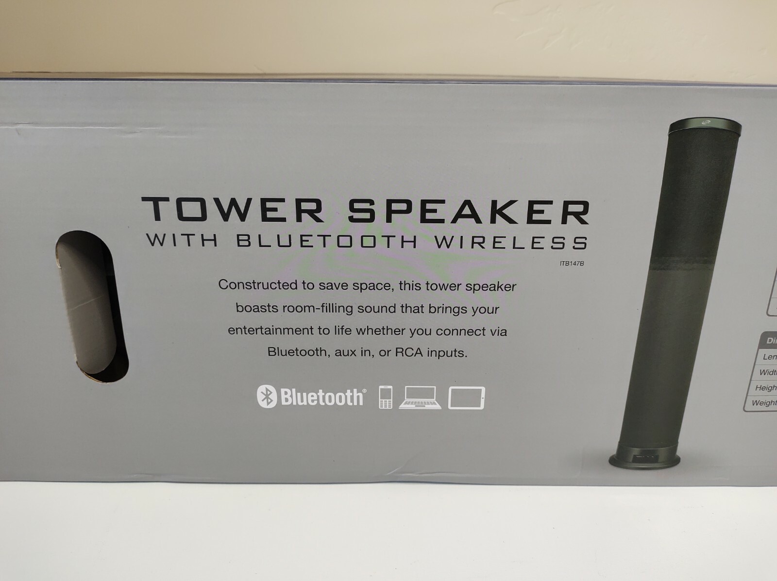 ilive tower speaker with bluetooth wireless