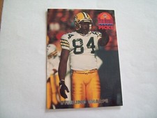 STERLING SHARPE GREEN BAY PACKERS 1993 HEADS & TAILS PRO BOWL INSERT SB6 HOF