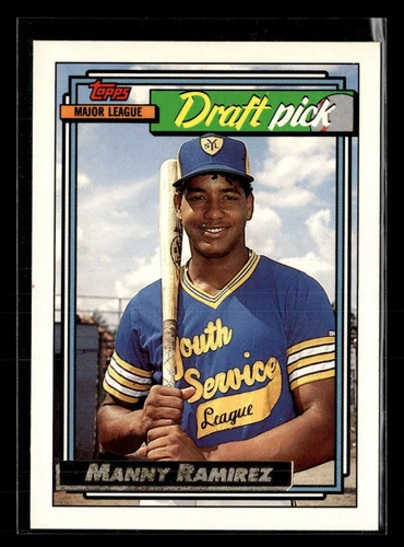 1992 Topps Manny Ramirez Gold #156 Rookie Cleveland Indians FX8320