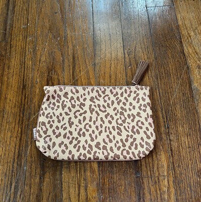 Ipsy Glam Bag November 2019 Makeup Bag - Leopard Print w/ Tassel Bag Only NEW