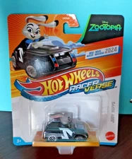 Hot Wheels Racer Verse Disney Rare Judy Hopps Zootopia Diecast Car Mattel New.