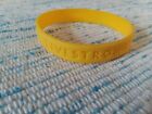 Livestrong Yellow Silicone Bracelet Adult Wristband Lance Armstrong Foundation