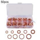 Comprehensive Copper Washer Set with Box for Sump and Electrical Needs