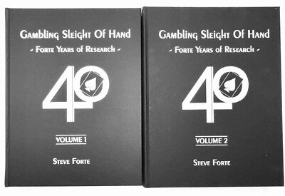 Gambling Sleight of Hand-Forte Years of Research-Magic Book-Card Tricks-OOP