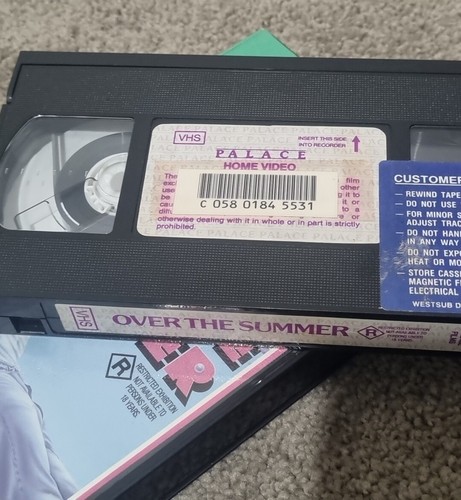 OVER THE SUMMER -VHS 1984 Vestron Teen Drama RARE OOP Cult Classic palace films - Picture 4 of 4