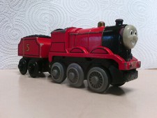 Thomas and Friends Wooden Railway Battery Operated James 2002 PLEASE READ 