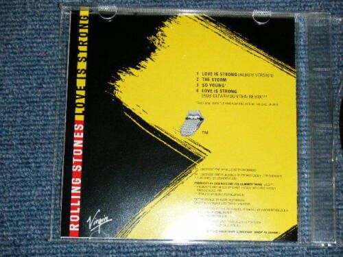 ROLLING STONES Japan 1994 NM Maxi-CD Single+Obi LOVE IS STRONG - Foto 3 di 4