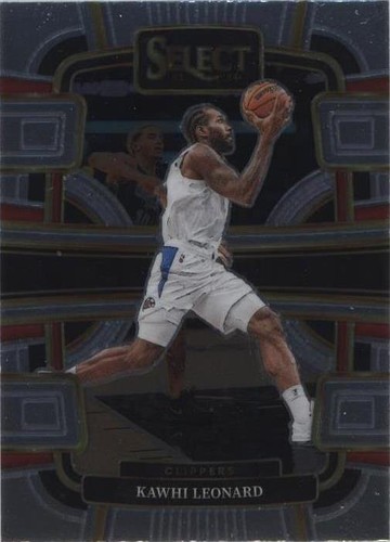2023-24 Panini Select #177 Kawhi Leonard Silver Prizm PREMIER