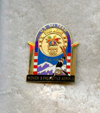 FREESTYLE Women USA Team Gold Medal 1998 Nagano OLYMPIC Games Pin Enamel
