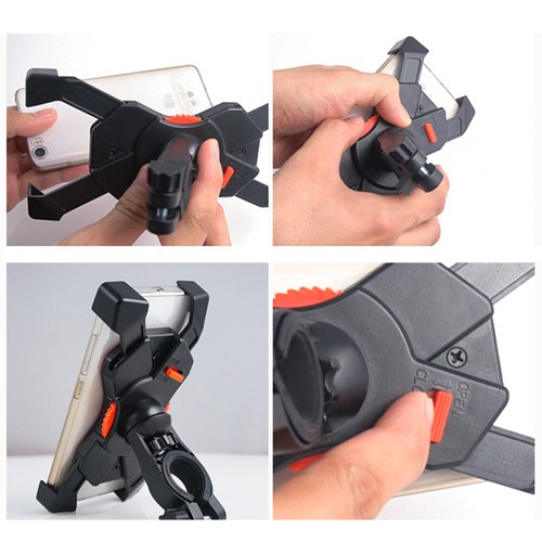 Adjustable Phone Holder Electric Motorcycle Mountain Bike Mobile Phone Bracket - 第 3/11 張圖片