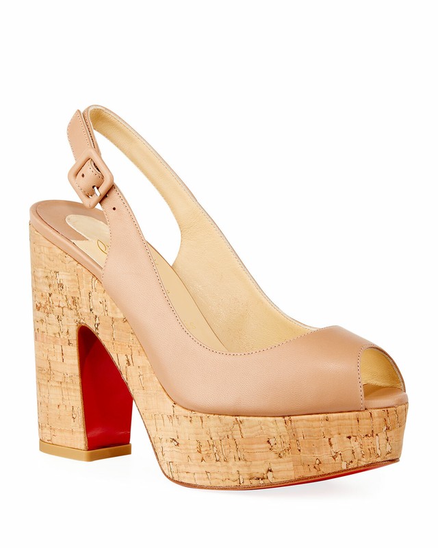 100% AUTHENTIC NEW WOMEN LOUBOUTIN DONA ANNA 120 WEDGES/ESPADRILLES US 10