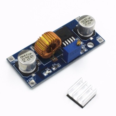 XL4015 5A DC-DC Step-Down Buck Converter Adjustable 4-38V In to 1.25-36V Out