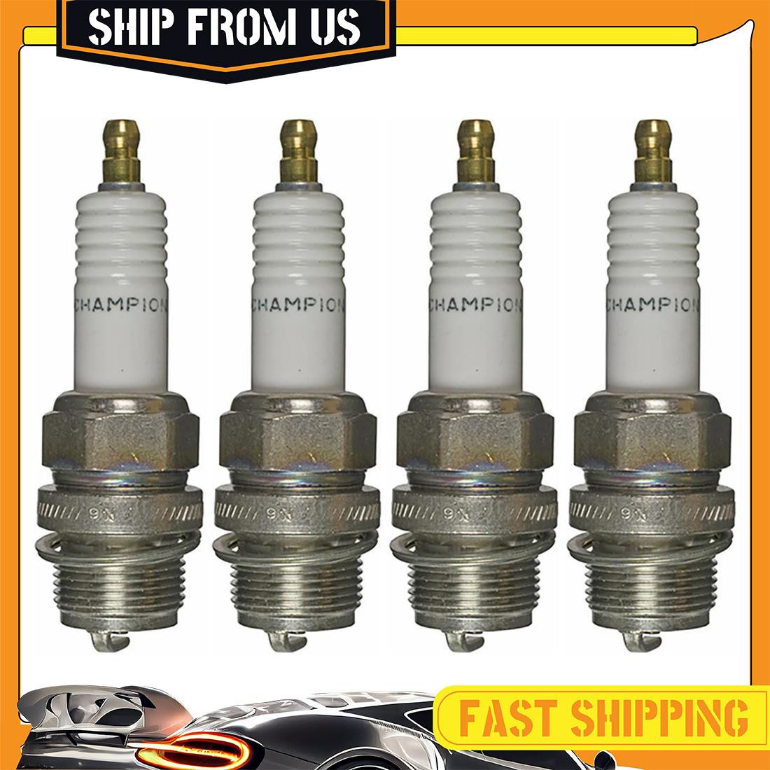 Champion Spark Plug Spark Plug 4x For Ford Model AA 1928-1931 Cole 4-40 1915