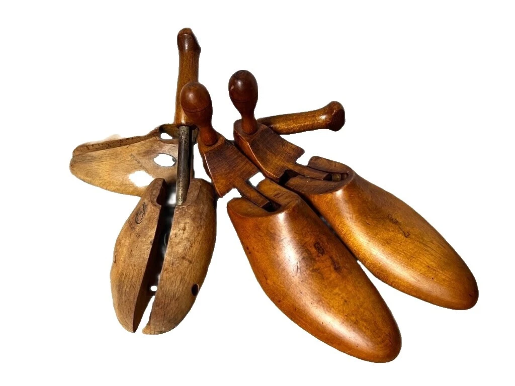 Accesorios de Calzado De Madera 1930s década Vintage