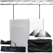 Eliminator Lighting PRO EVENT TBL 2 Portable Workstation Facade Shelves W...