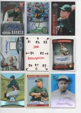 Oakland Athletics A's LOADED U-PICK Serial #'d JERSEY AUTO Rookies CHAPMAN OLSON