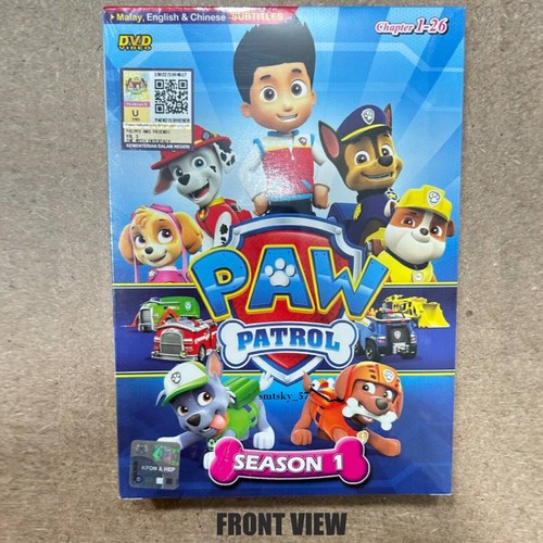 Paw Patrol Season 1 Episode 1-26End DVD Animated Children's TV Series Region All - Picture 2 of 6