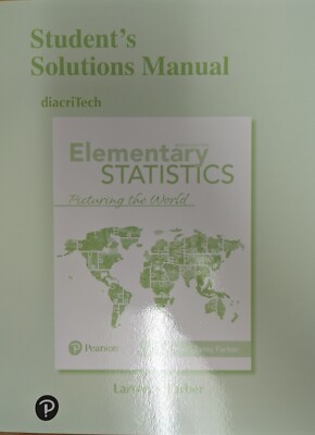 Student's Solution Manual Elementary Statistics  7th Edition