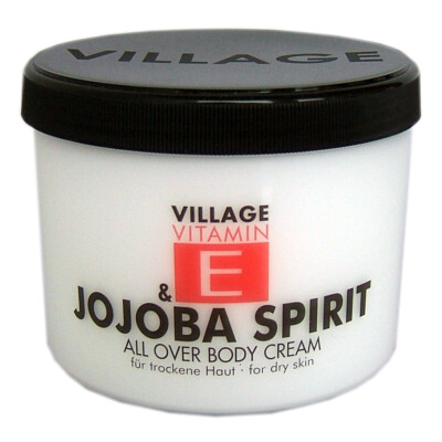 (11,99 /1l) Village Cosmetics Bodycream Vitamin E  Jojoba 5 Körpercreme Körperpf
