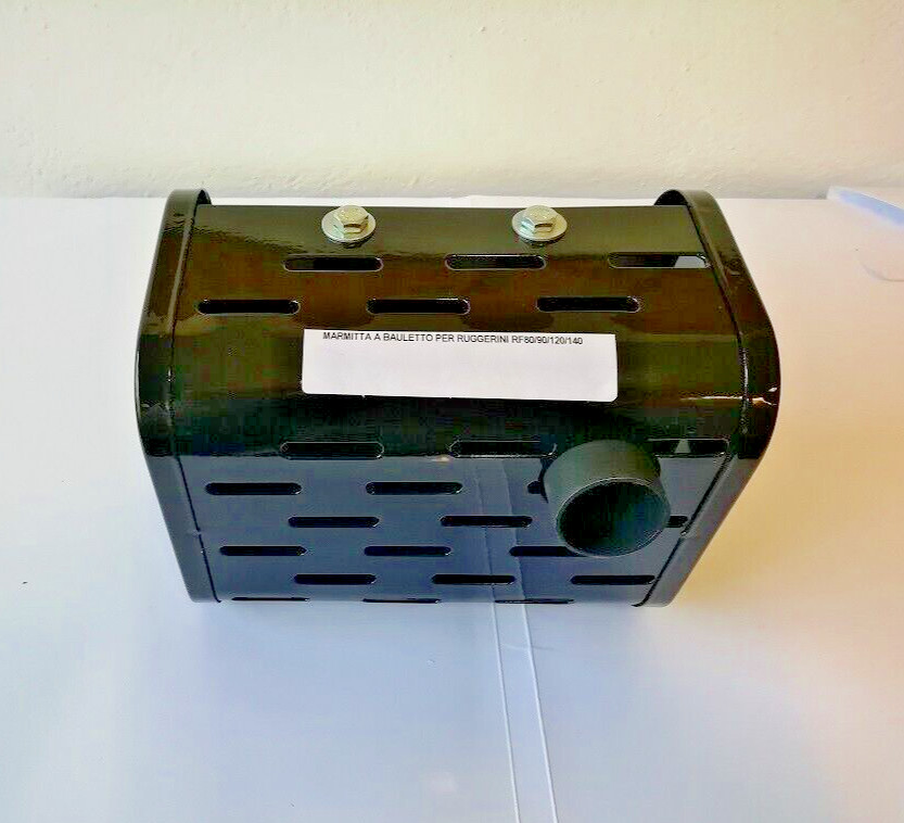 Marmitta Silenziatore a Bauletto Ruggerini RF80 RF90 RF120 RF140 - Ricambi