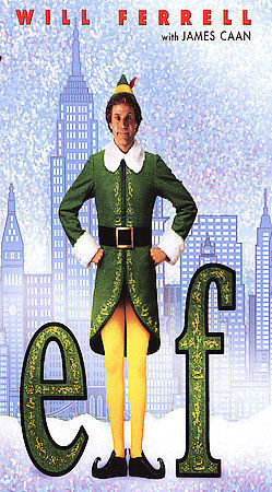 Elf VHS buddy Will Ferrell Christmas Santa Ed Asner North Pole Papa Bob Newhart - Picture 1 of 1